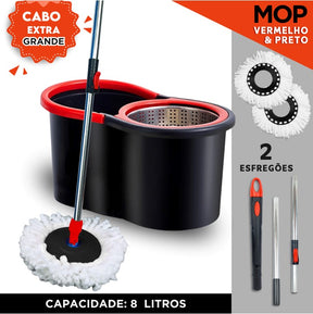 Mop com Cabo de 140 cm + 2 Refis