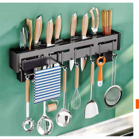 Suporte Organizador para Utensílios de Cozinha 8 Ganchos