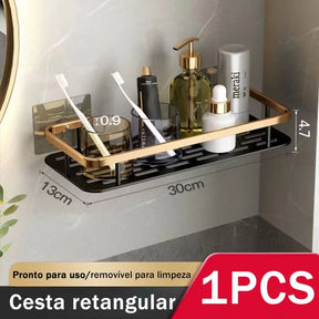 Suporte de Shampoo e Sabonete Premium - Sem Furo