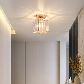Lâmpada Led Moderna Para Corredor Com LumináRia De Teto De Cristal Para Corredor, Varanda 3 Cores 85V-256V