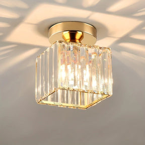 Lâmpada Led Moderna Para Corredor Com LumináRia De Teto De Cristal Para Corredor, Varanda 3 Cores 85V-256V