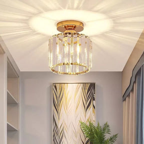 Lâmpada Led Moderna Para Corredor Com LumináRia De Teto De Cristal Para Corredor, Varanda 3 Cores 85V-256V