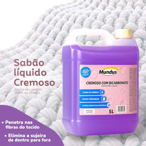 Sabão liquido com bicarbonato de sódio - 5 Litros