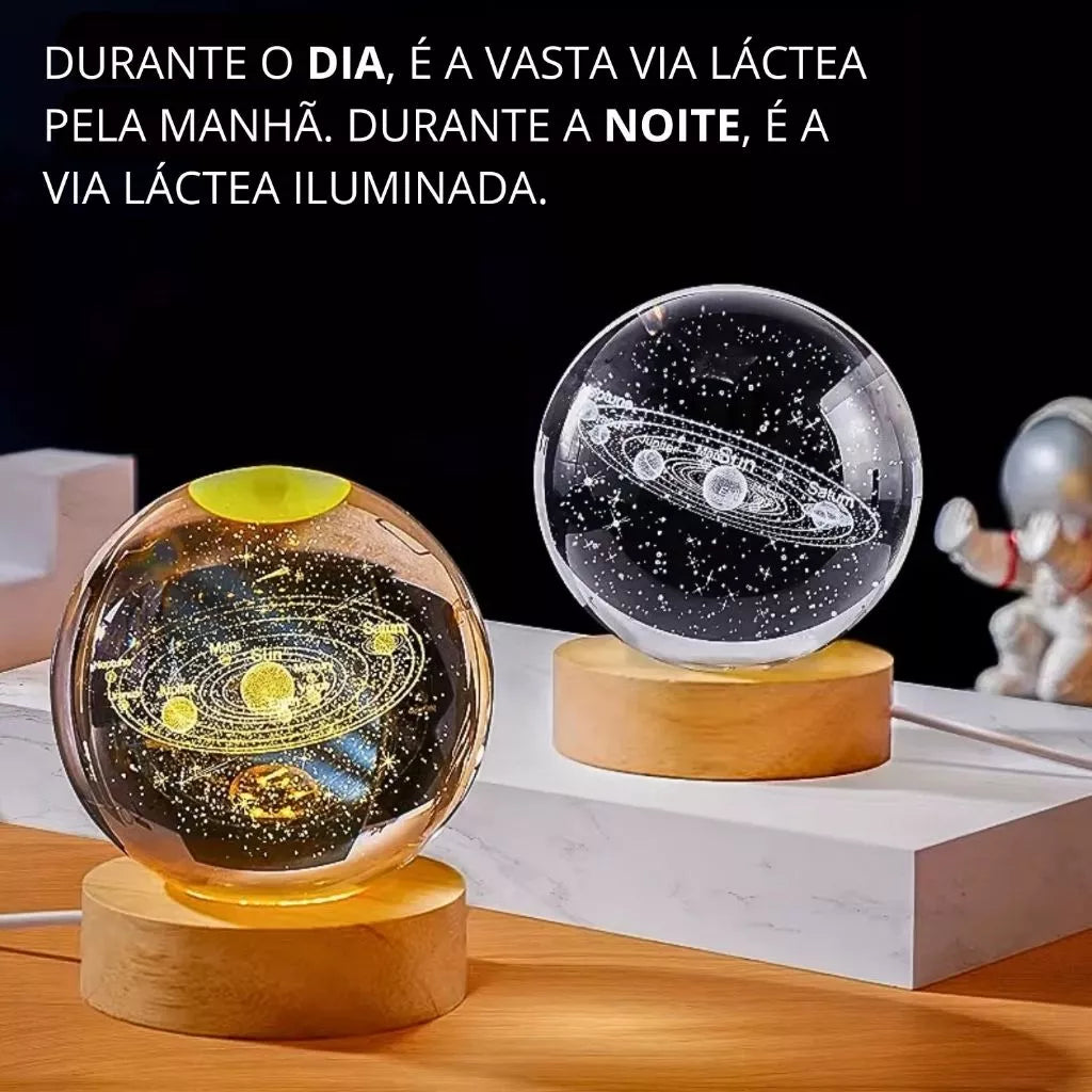 Luminária Espacial 3D - Home Sweet Home™