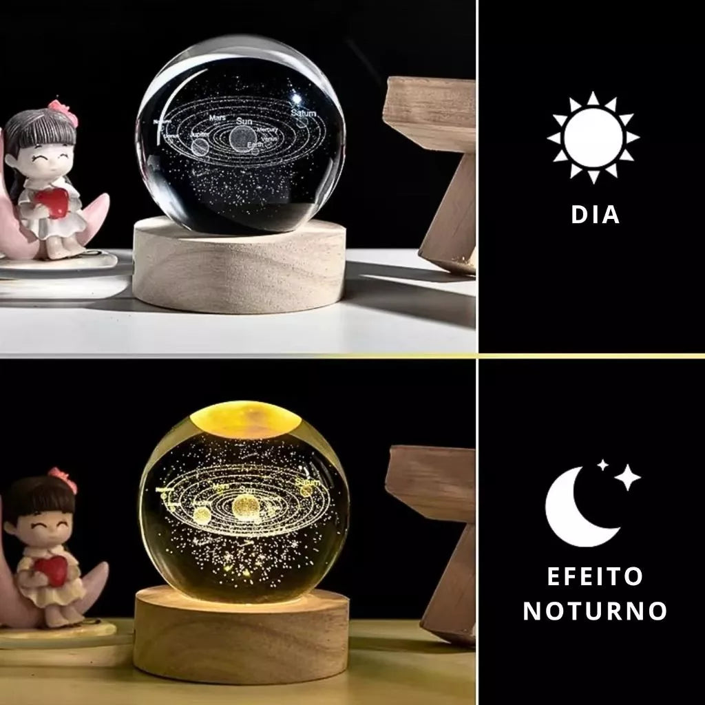 Luminária Espacial 3D - Home Sweet Home™