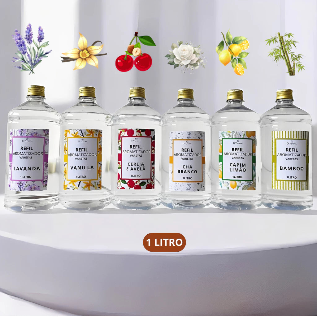 Refil difusor aromatizador de Varetas e Ambientes