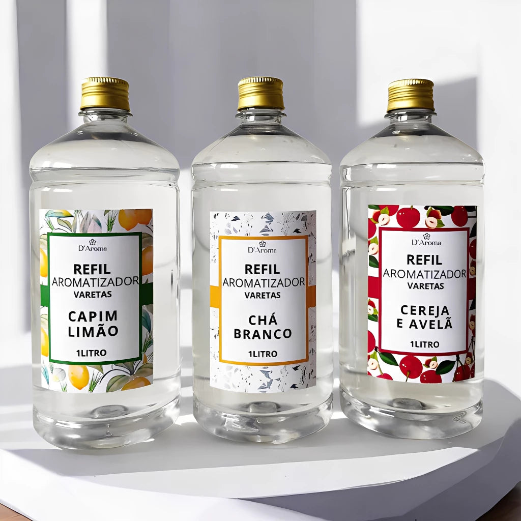 Refil difusor aromatizador de Varetas e Ambientes