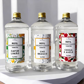 Refil difusor aromatizador de Varetas e Ambientes