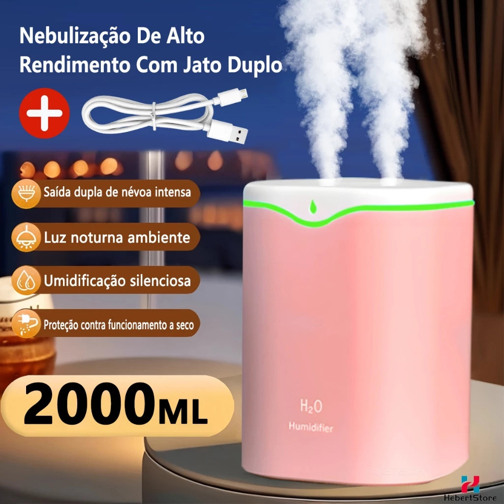 Umidificador Portátil 2 Litros