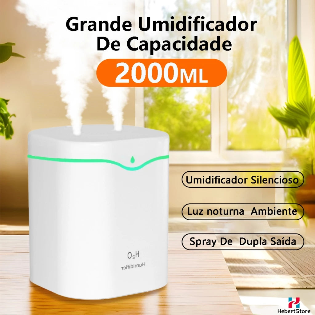 Umidificador Portátil 2 Litros