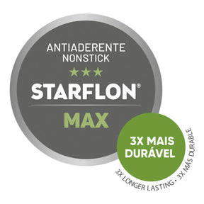 Espagueteira Tramontina Loreto em Alumínio com Revestimento Interno e Externo em Antiaderente Starflon Max Vermelho 22 cm 5,7 L