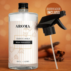 Água Perfumada 1 litro para Lençóis, Roupas e Tecidos + Borrifador