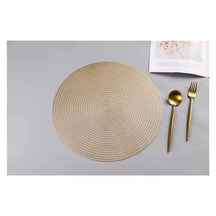 Kit com 6 Peças de Jogo Americano Redondo Sousplat