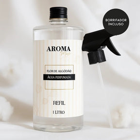 Água Perfumada 1 litro para Lençóis, Roupas e Tecidos + Borrifador