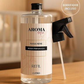 Água Perfumada 1 litro para Lençóis, Roupas e Tecidos + Borrifador