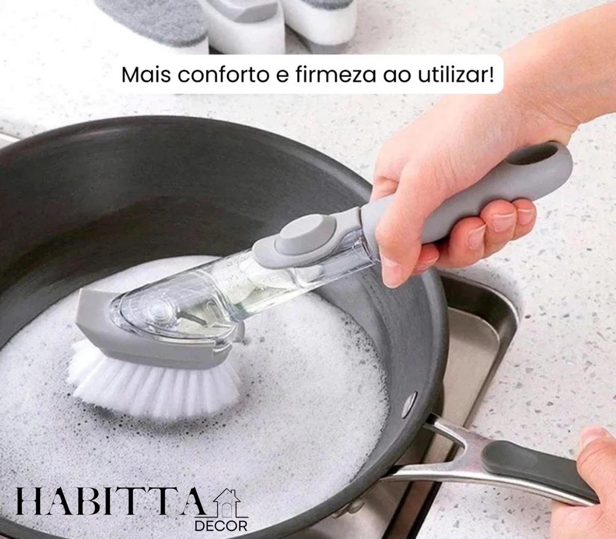 Escova Multiuso com Dispenser